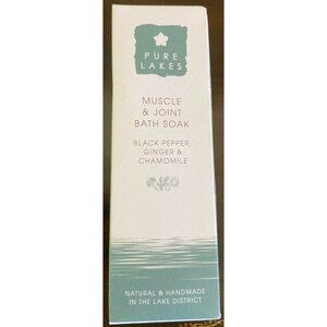 Pure Lakes Muscle & Joint Bath Soak Black Pepper Ginger Chamomile 50ml NIB NEW